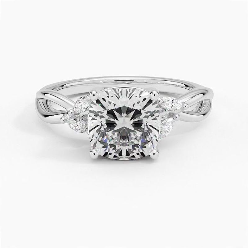 Monterey Diamond Ring - White Gold - 360 Loop