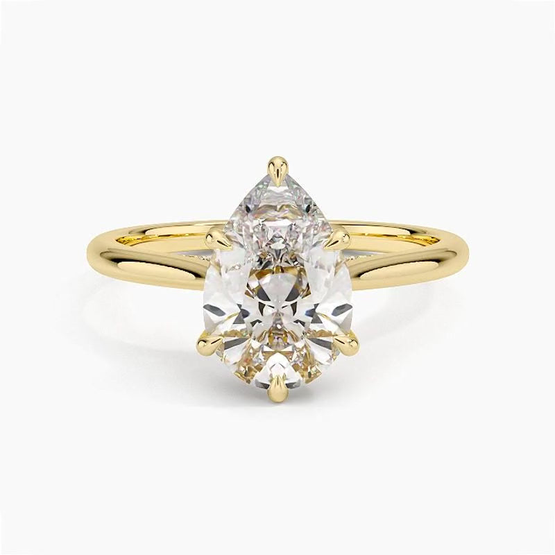 Maui Diamond Ring - Yellow Gold - 360 Loop