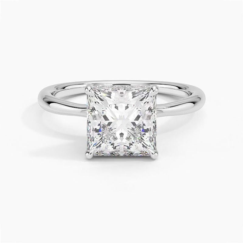 Athens Diamond Ring - White Gold - 360 Loop