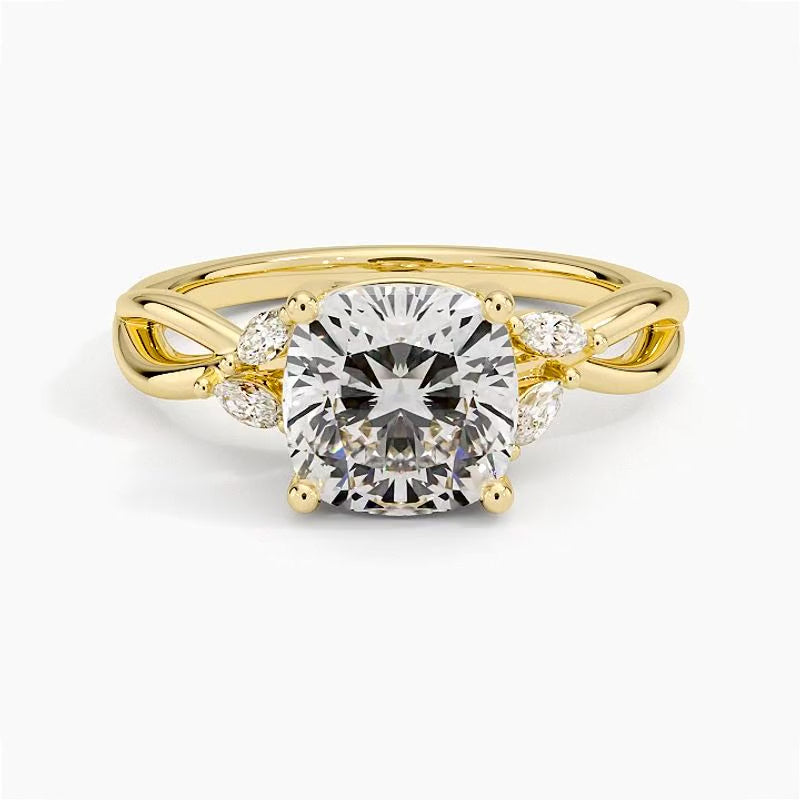 Monterey Diamond Ring - Yellow Gold - 360 Loop