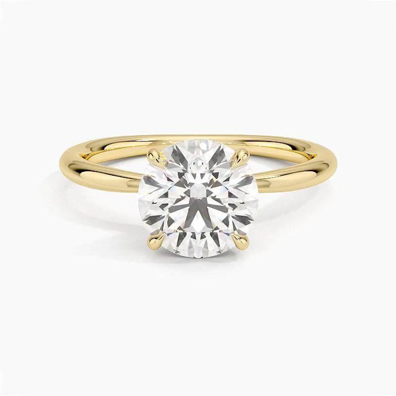 Queenstown Diamond Ring - Yellow Gold - 360 Loop
