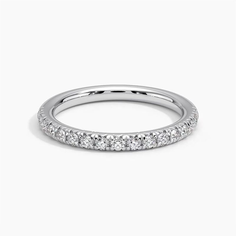 French Pavé - White Gold - 360 Loop