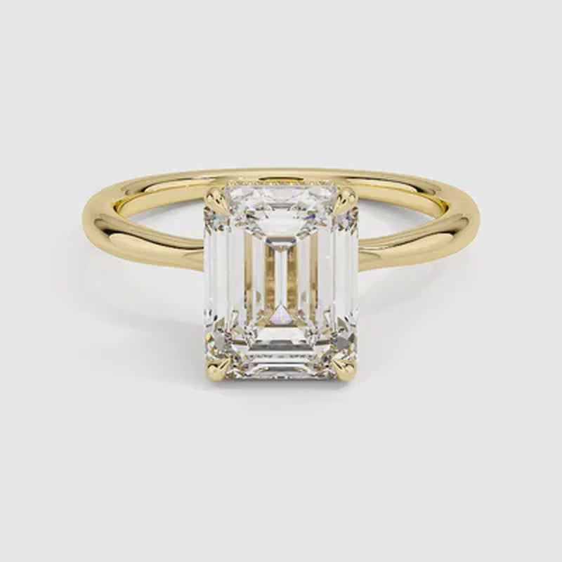 Maldives Diamond Ring - Yellow Gold - 360 Loop