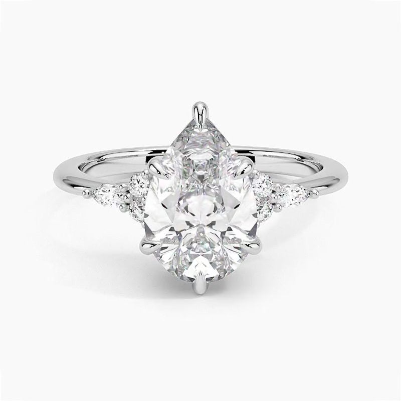 Lucerne Diamond Ring - White Gold - 360 Loop
