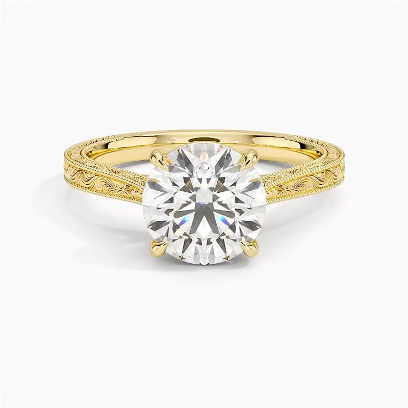 Okinawa Diamond Ring - Yellow Gold - 360 Loop
