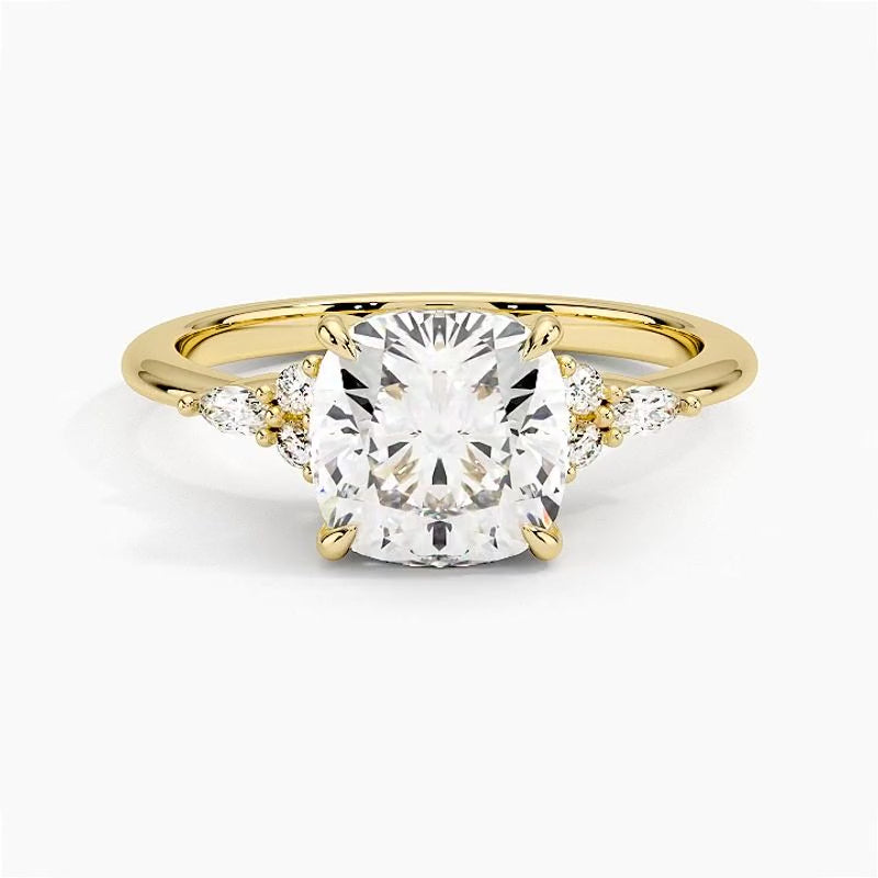 Cortina Diamond Ring - Yellow Gold - 360 Loop