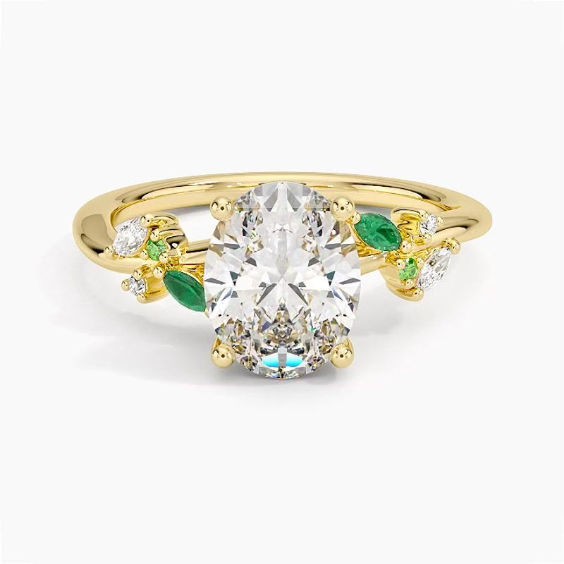 Lanai Diamond Ring - Yellow Gold - 360 Loop