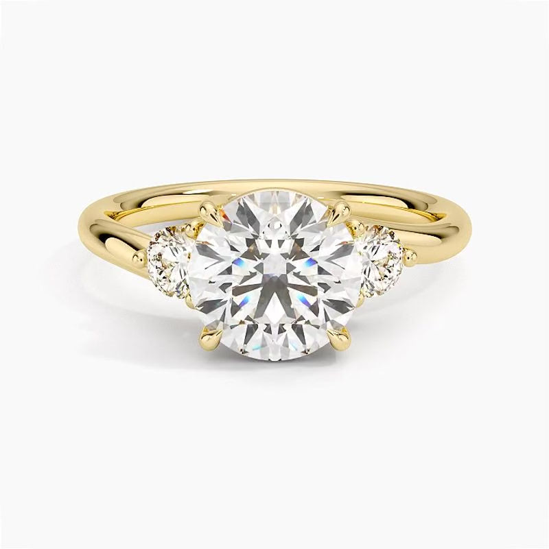 Vail Diamond Ring - Yellow Gold - 360 Loop