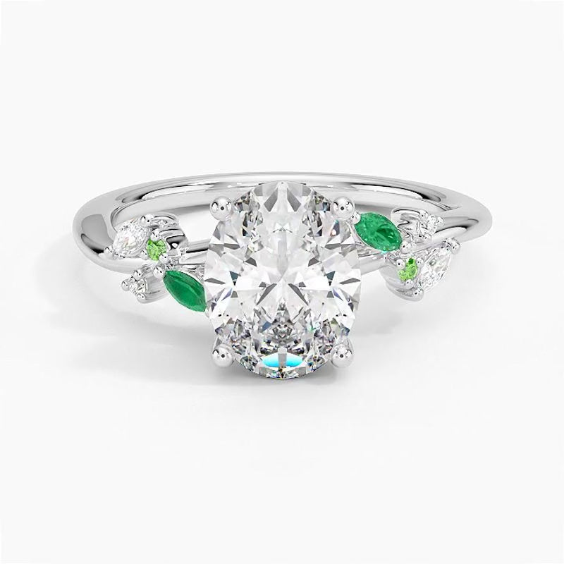 Lanai Diamond Ring - White Gold - 360 Loop