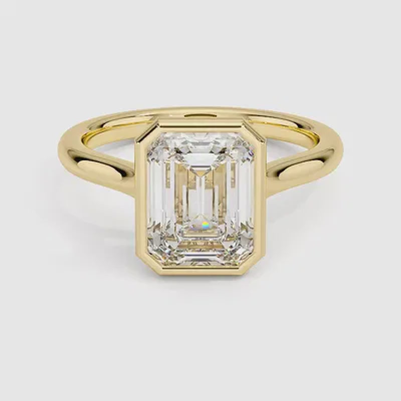 Big Sur Diamond Ring - Yellow Gold - 360 Loop