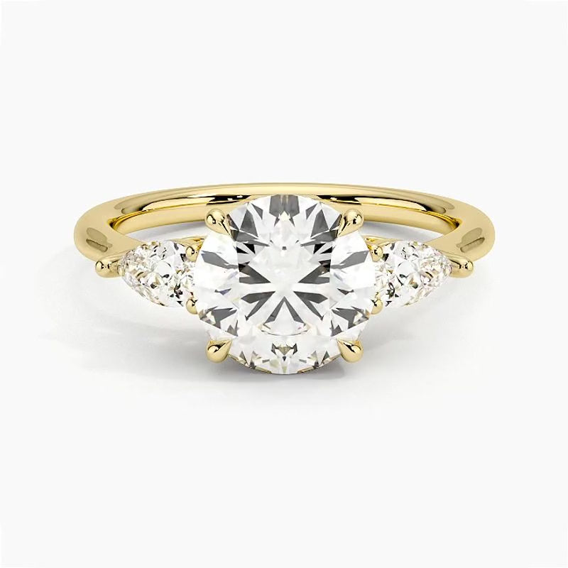 Zermatt Diamond Ring - Yellow Gold - 360 Loop