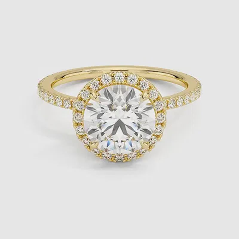 Palawan Diamond Ring - Yellow Gold - 360 Loop