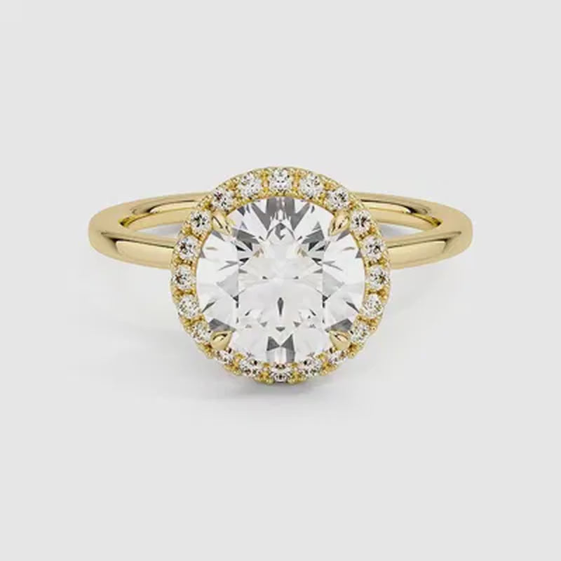Sedona Diamond Ring - Yellow Gold - 360 Loop