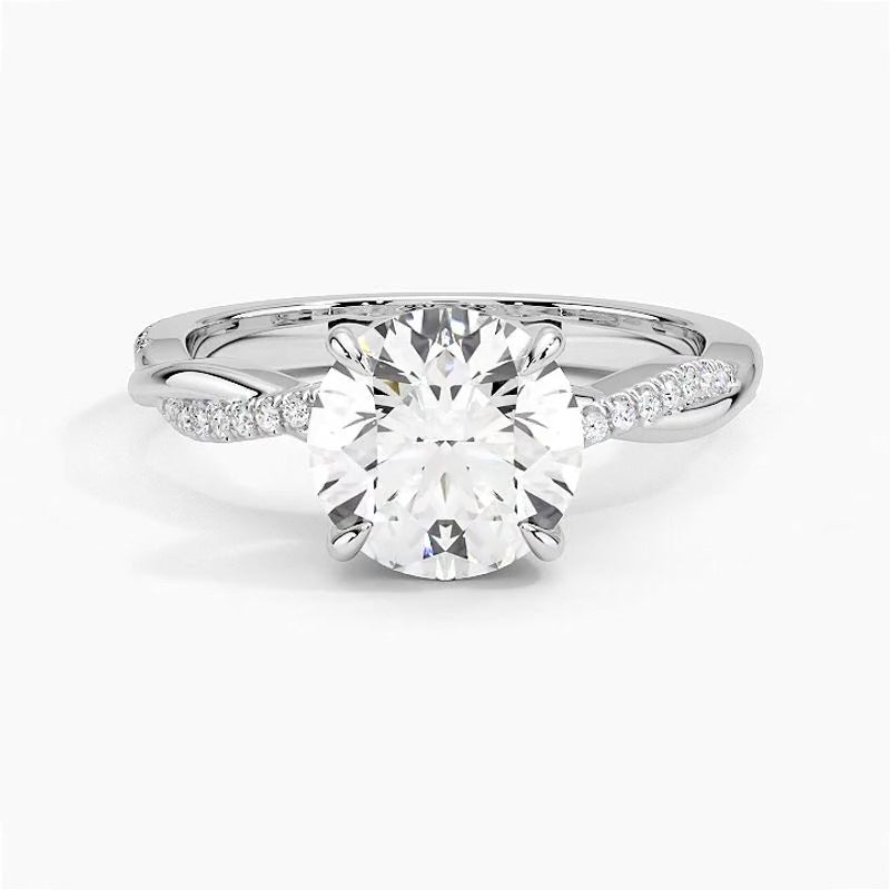 Nara Diamond Ring - White Gold - 360 Loop