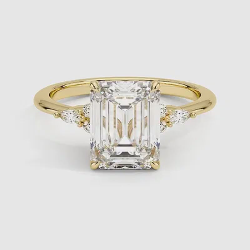 Mallorca Diamond Ring - Yellow Gold - 360 Loop