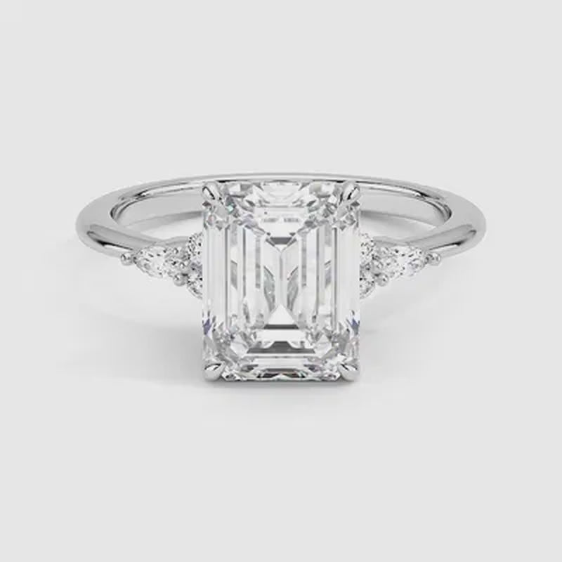 Mallorca Diamond Ring - White Gold - 360 Loop