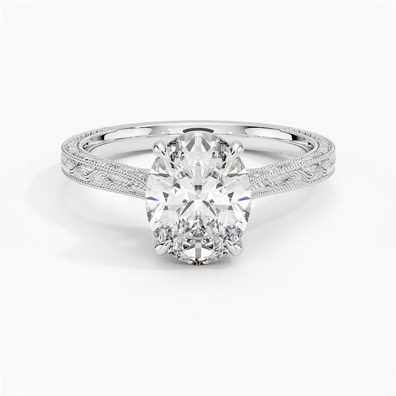 Hakone Diamond Ring - White Gold - 360 Loop