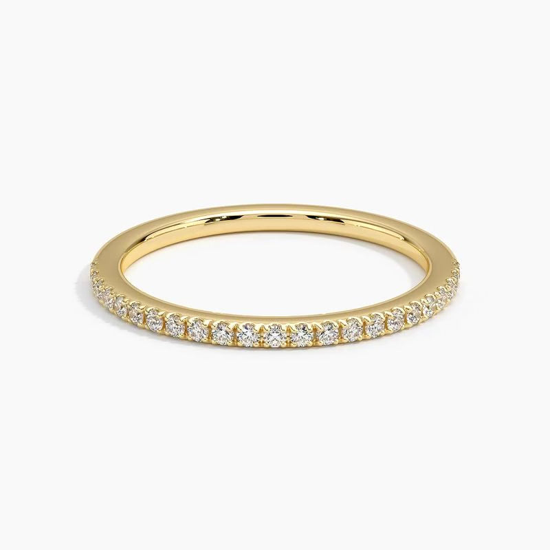 Petite Pavé - Yellow Gold - 360 Loop
