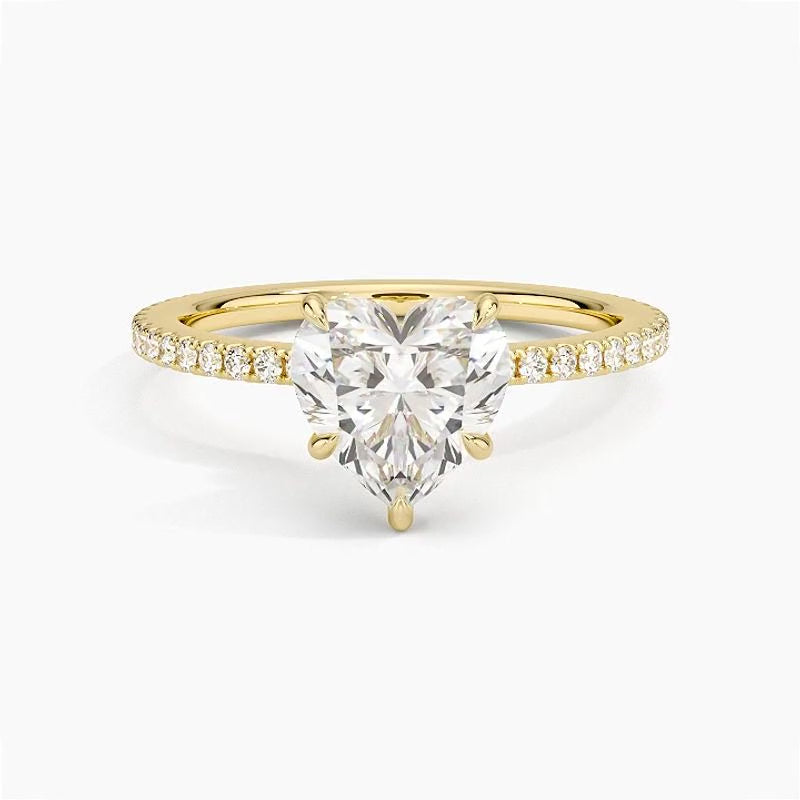 Verona Diamond Ring - Yellow Gold - 360 Loop