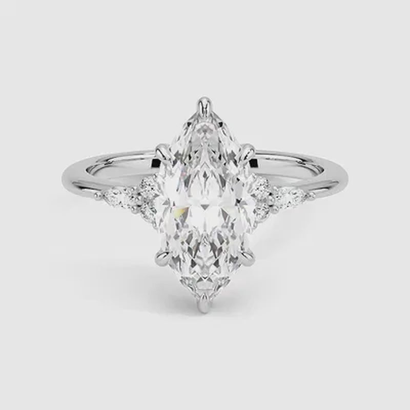 Tahoe Diamond Ring - White Gold - 360 Loop