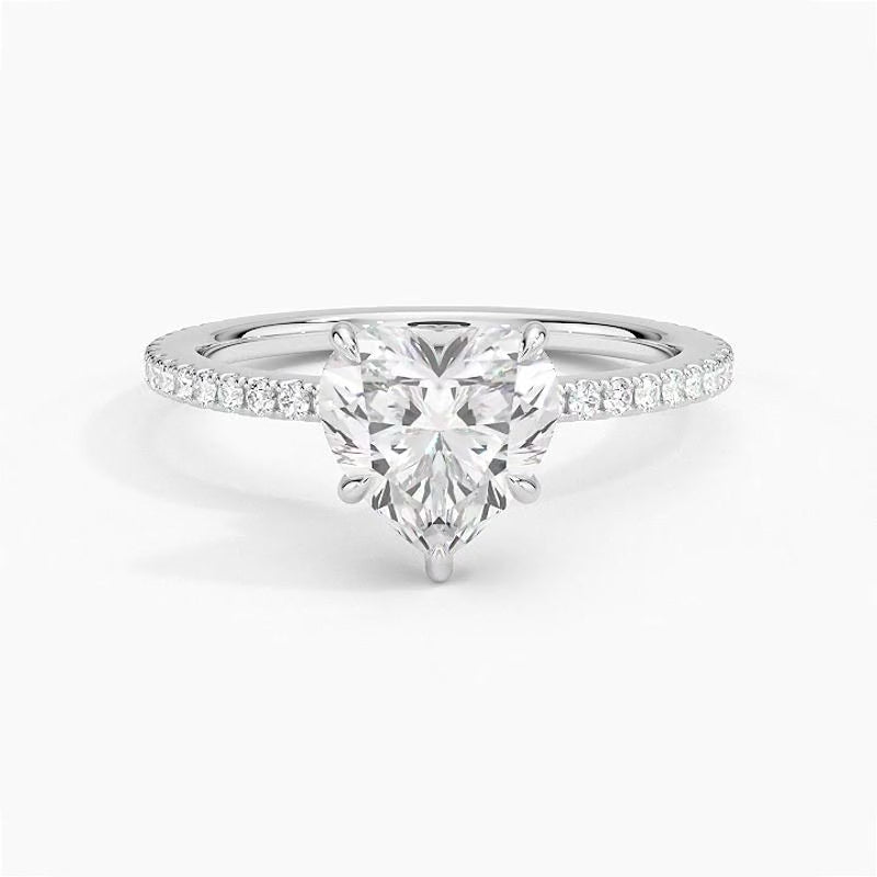 Verona Diamond Ring - White Gold - 360 Loop