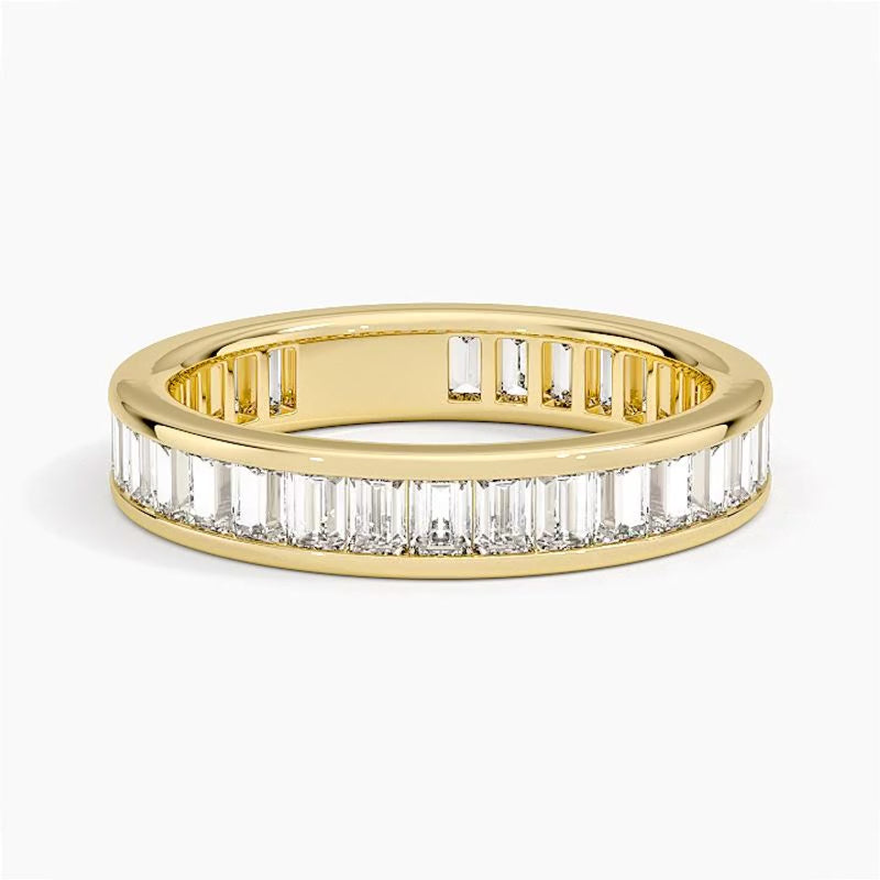 Baguette Colonnade - Yellow Gold - 360 Loop