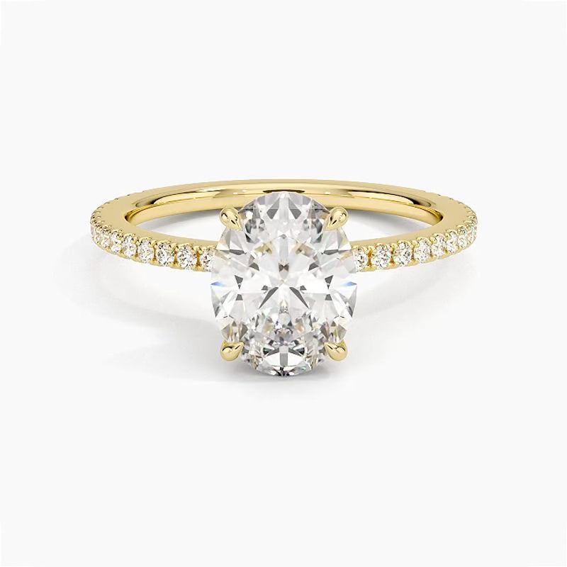 Seville Diamond Ring - Yellow Gold - 360 Loop