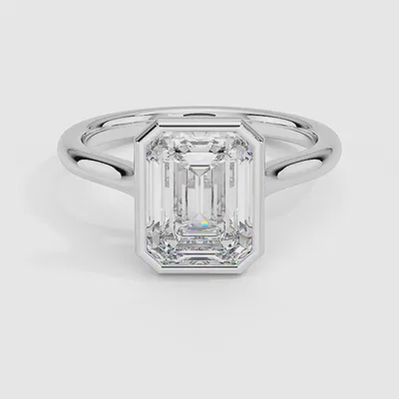 Big Sur Diamond Ring - White Gold - 360 Loop