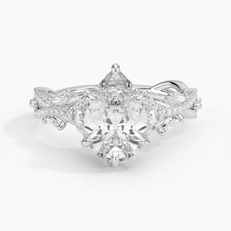 Marrakesh Diamond Ring - White Gold - 360 Loop