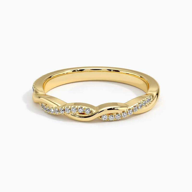 Woven Light - Yellow Gold - 360 Loop