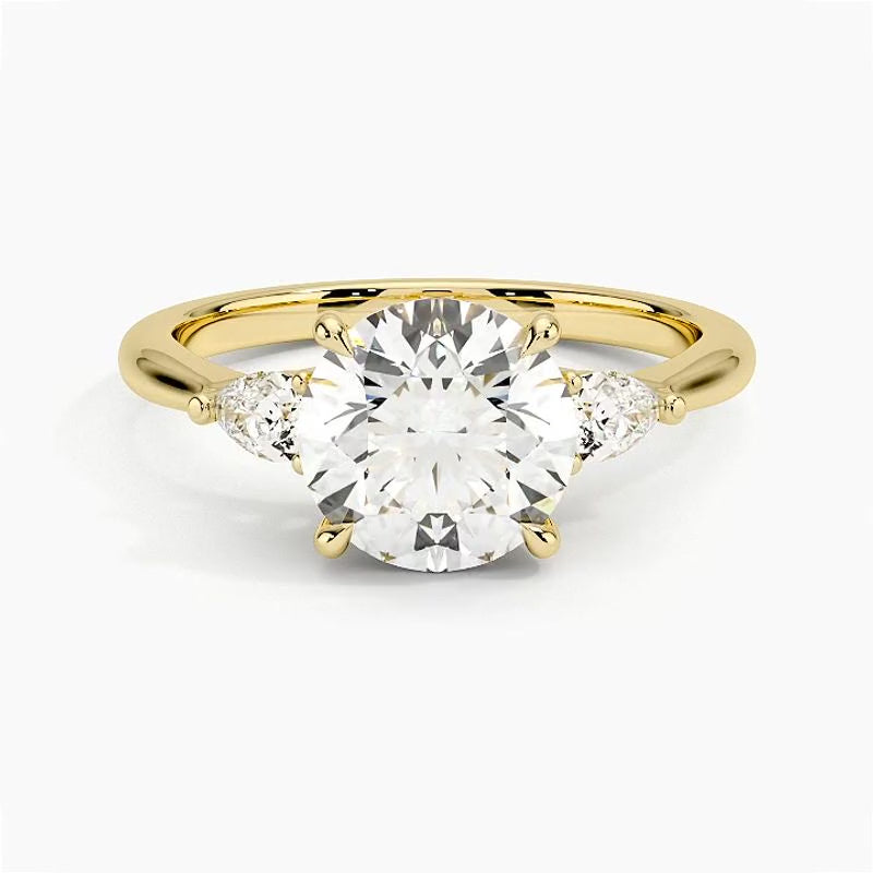 Agra Diamond Ring - Yellow Gold - 360 Loop