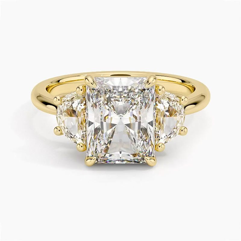 Mendoza Diamond Ring - Yellow Gold - 360 Loop