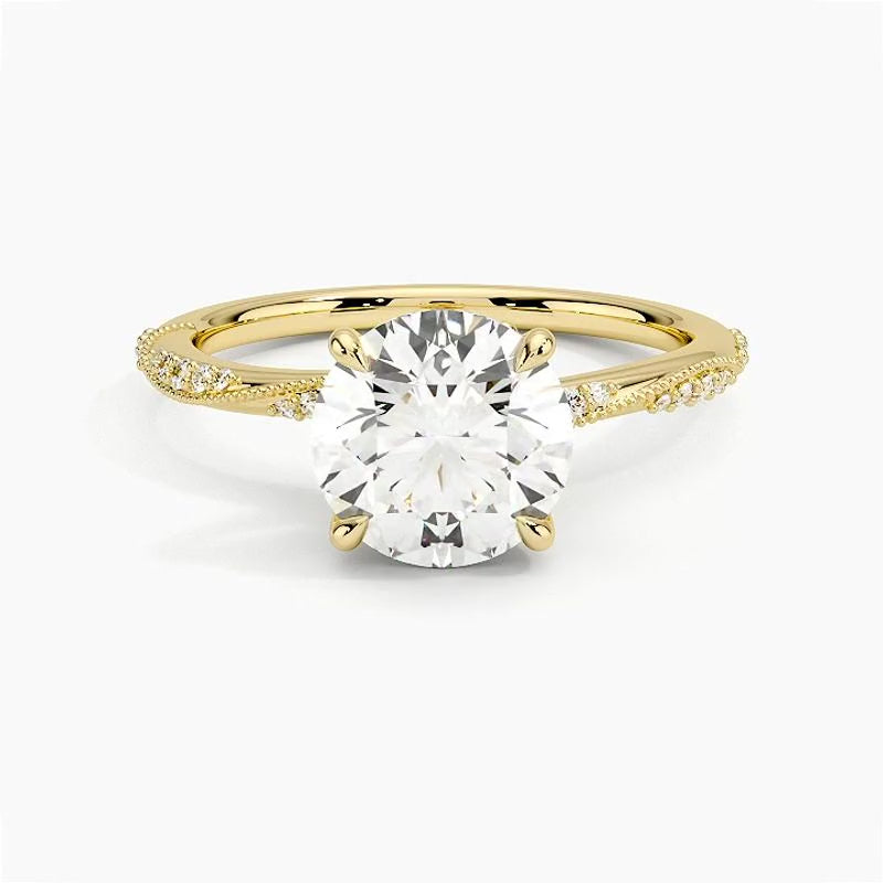 Whitsunday Diamond Ring - Yellow Gold - 360 Loop