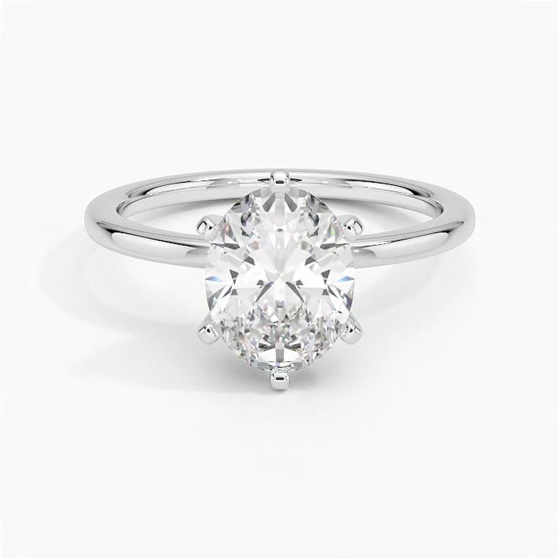 Nantucket Diamond Ring - White Gold - 360 Loop