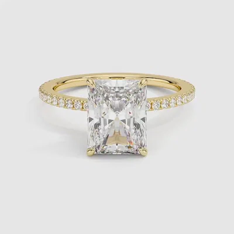 Bellagio Diamond Ring - Yellow Gold - 360 Loop