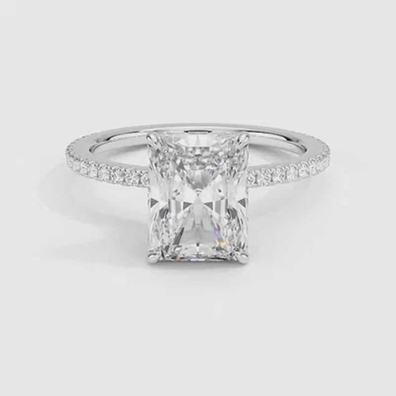 Bellagio Diamond Ring - White Gold - 360 Loop