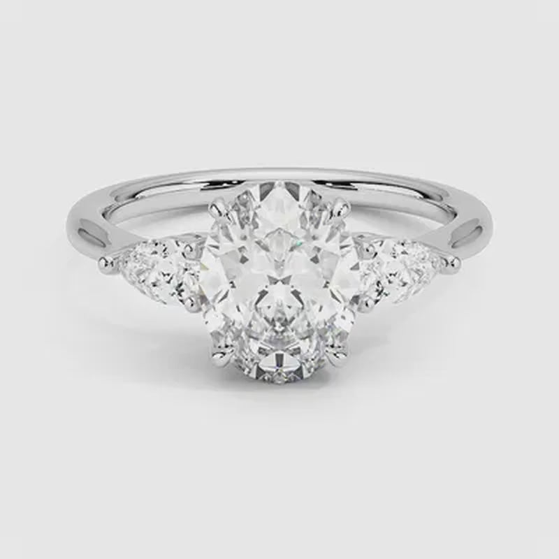 Bora Bora Diamond Ring - White Gold - 360 Loop