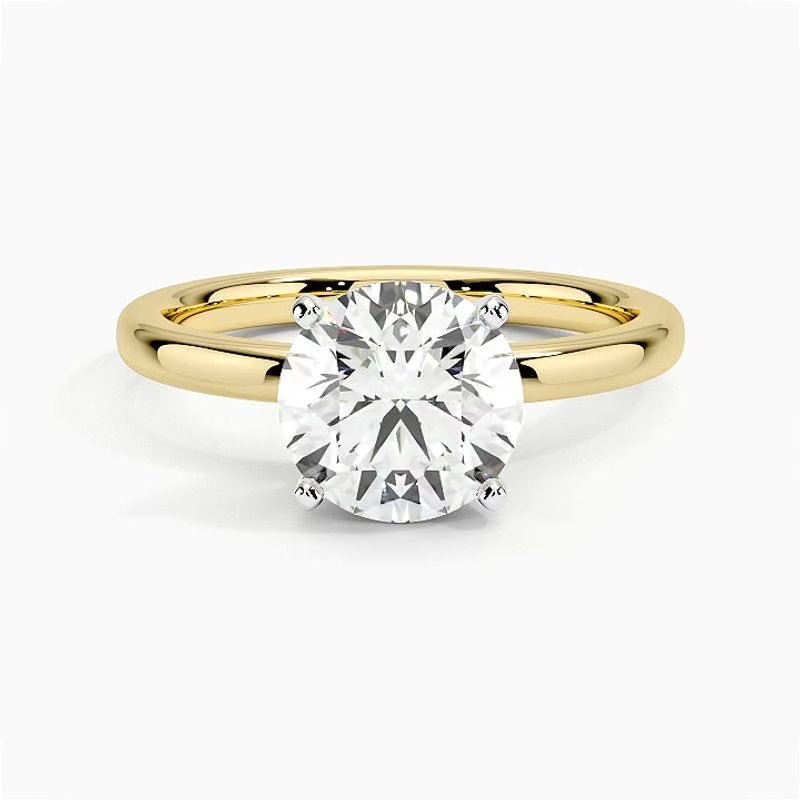 Sausalito Diamond Ring - Yellow Gold - 360 Loop