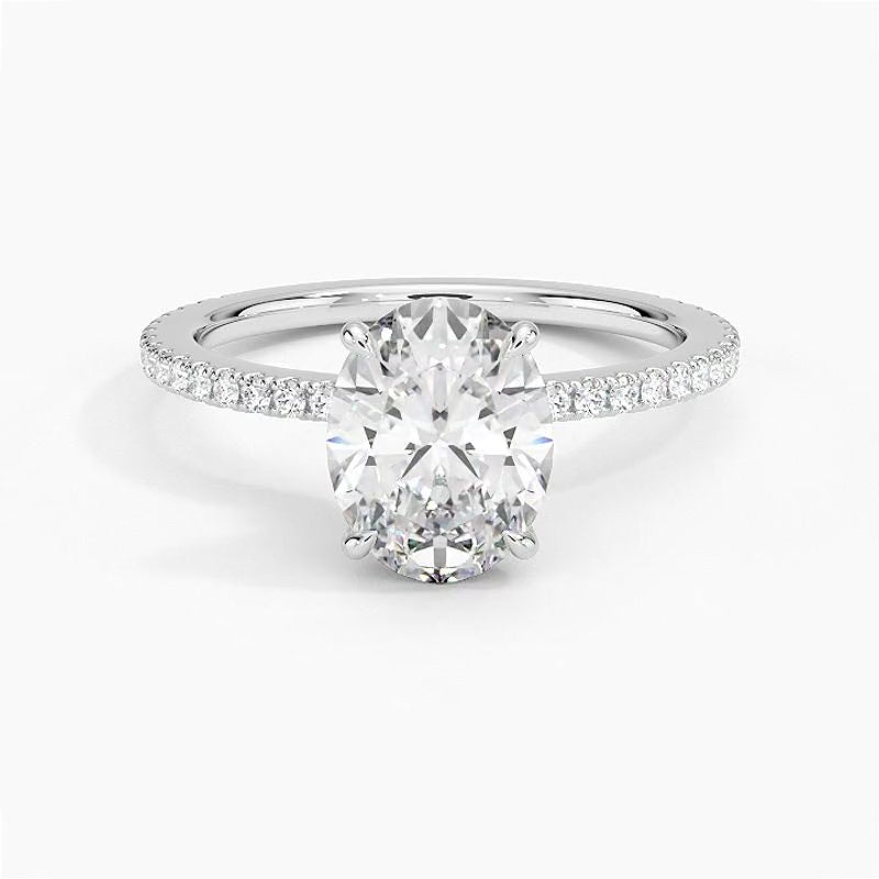 Seville Diamond Ring - White Gold - 360 Loop