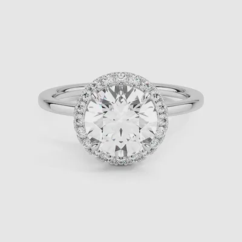 Sedona Diamond Ring - White Gold - 360 Loop