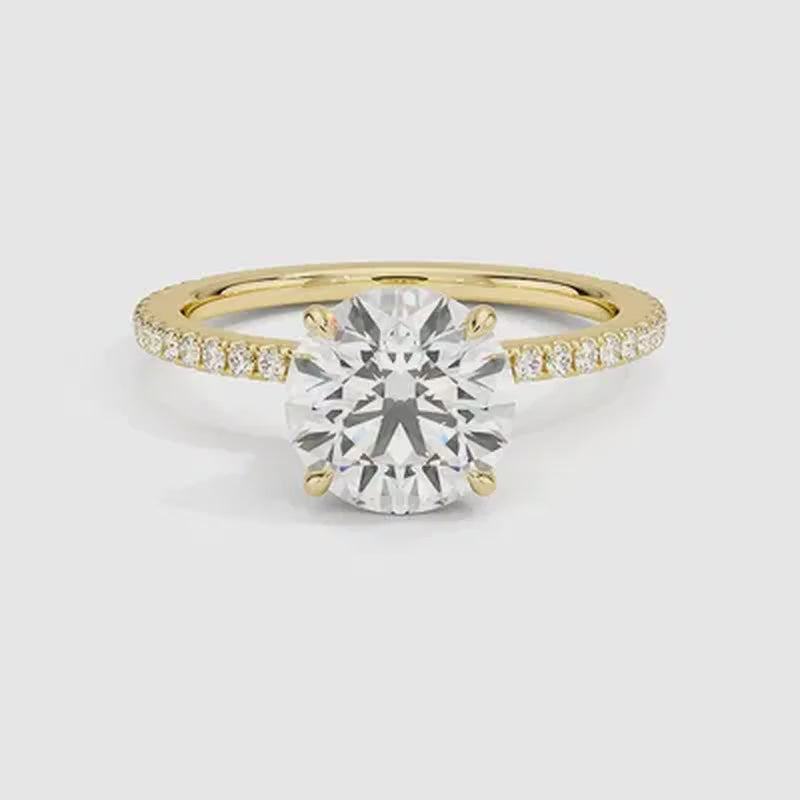 Ravello Diamond Ring - Yellow Gold - 360 Loop