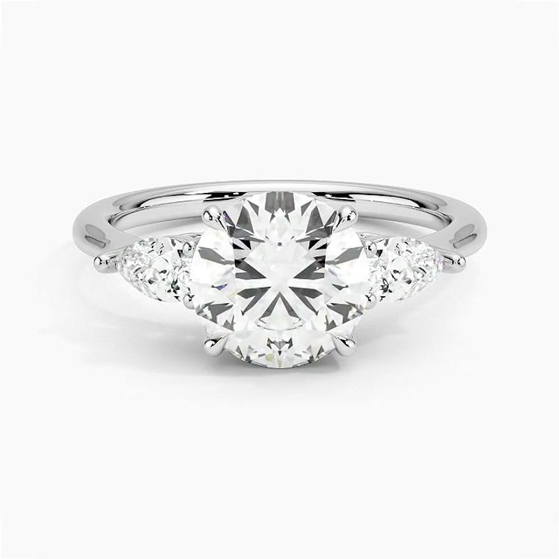 Zermatt Diamond Ring - White Gold - 360 Loop