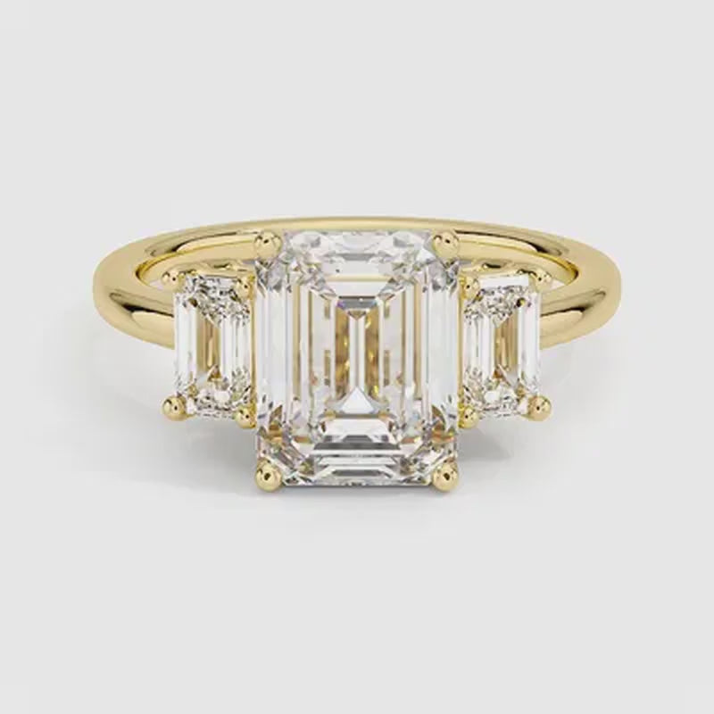 St. Moritz Diamond Ring - Yellow Gold - 360 Loop