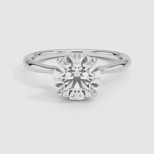 Bali Diamond Ring - White Gold - 360 Loop