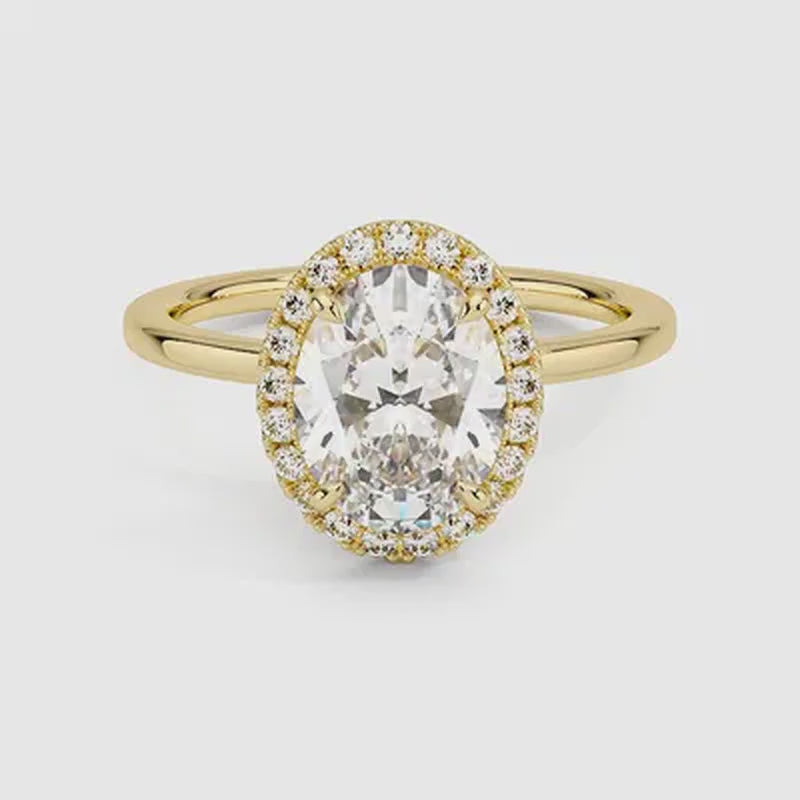 Sintra Diamond Ring - Yellow Gold - 360 Loop