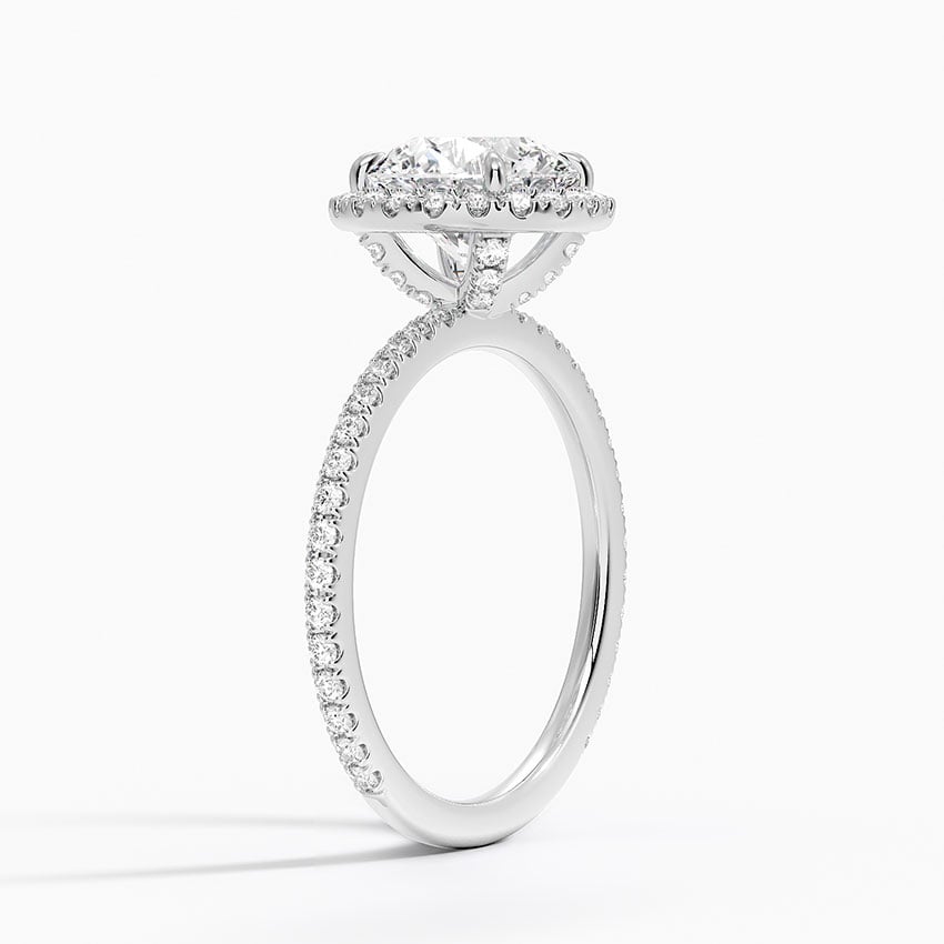 Palawan Diamond Ring - White Gold - 2 ct - Side 1