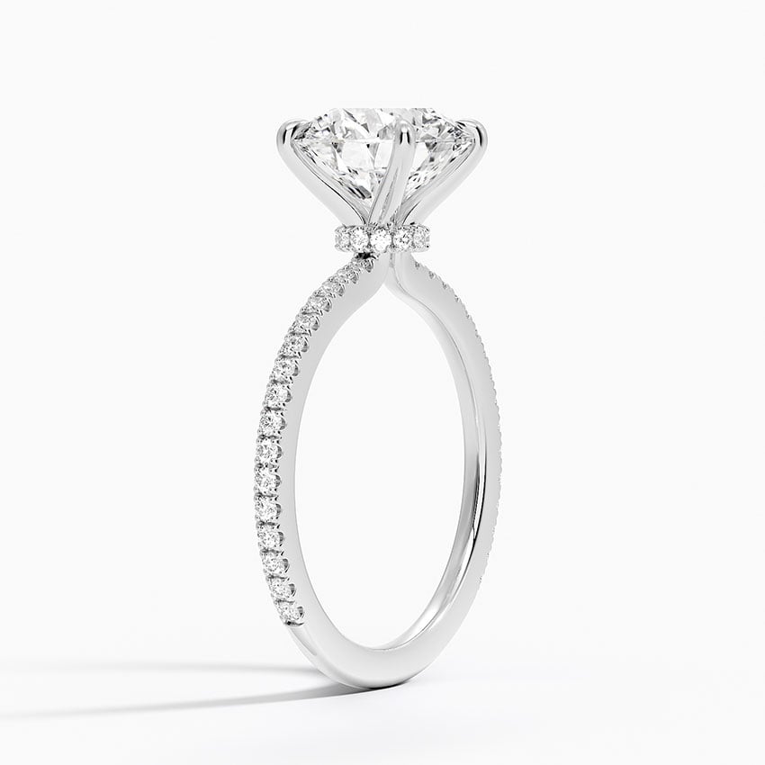 Ravello Diamond Ring - White Gold - 2.5 ct - Side 1