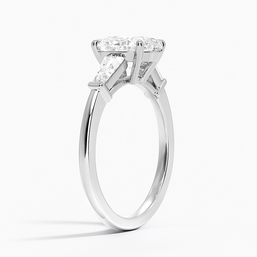 Vienna Diamond Ring - White Gold - 2 ct - Side 1