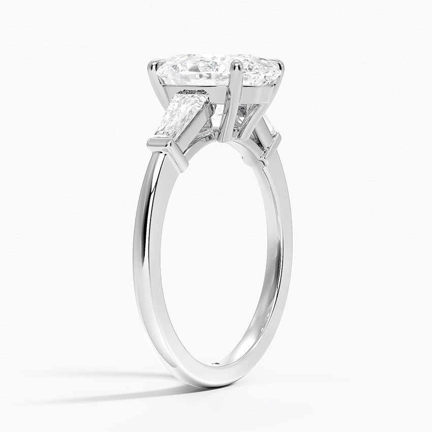 Vienna Diamond Ring - White Gold - 2.5 ct - Side 1