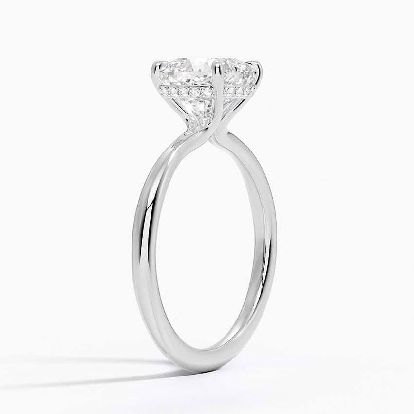Mykonos Diamond Ring - White Gold - 2 ct - Side 1